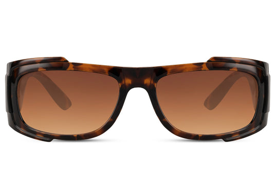 Klobige rechteckige europäische Sonnenbrille