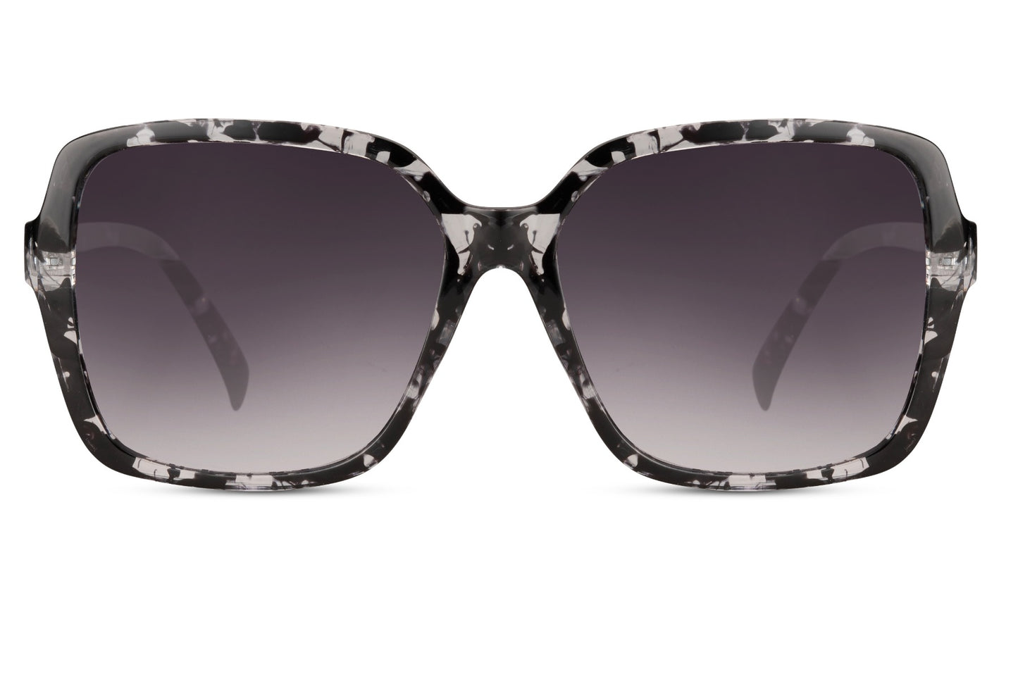 Eco Black Oversized Sunglasses