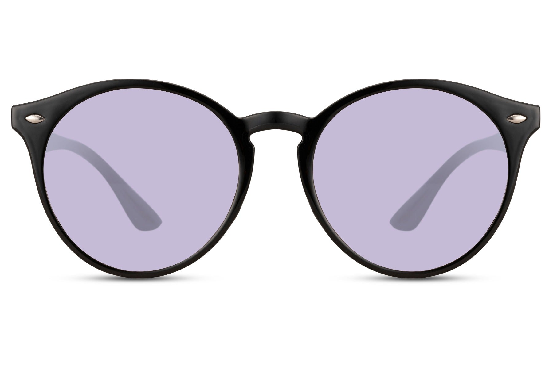 Best Rated Eco Black Frame Round Sunglasses Sunglass Station