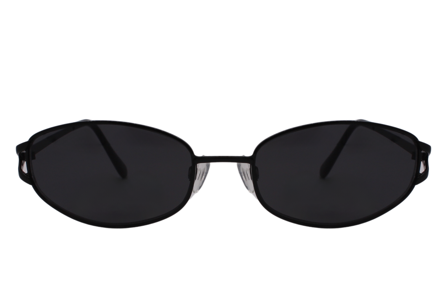 Black & Gold Round Sunglasses Sustainable Design