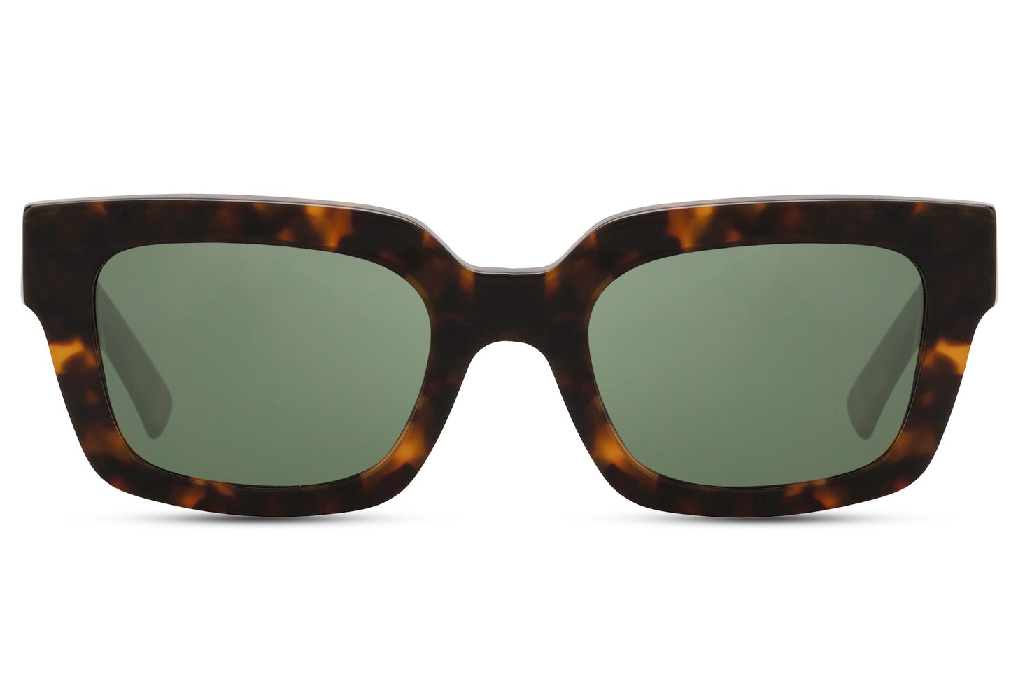 Animal Print Rectangle Sunglasses