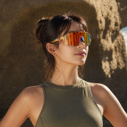 Verspiegelte Sport-Schutzbrille