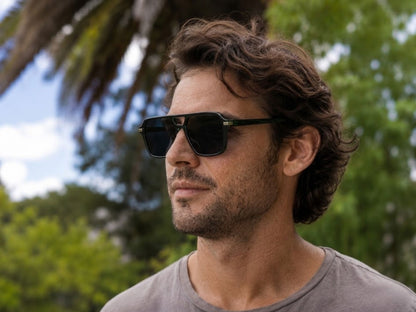 Kühne Retro-Pilotenbrille