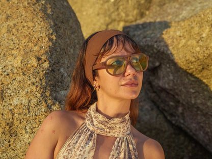 Retro Aviator Chic Sunglasses