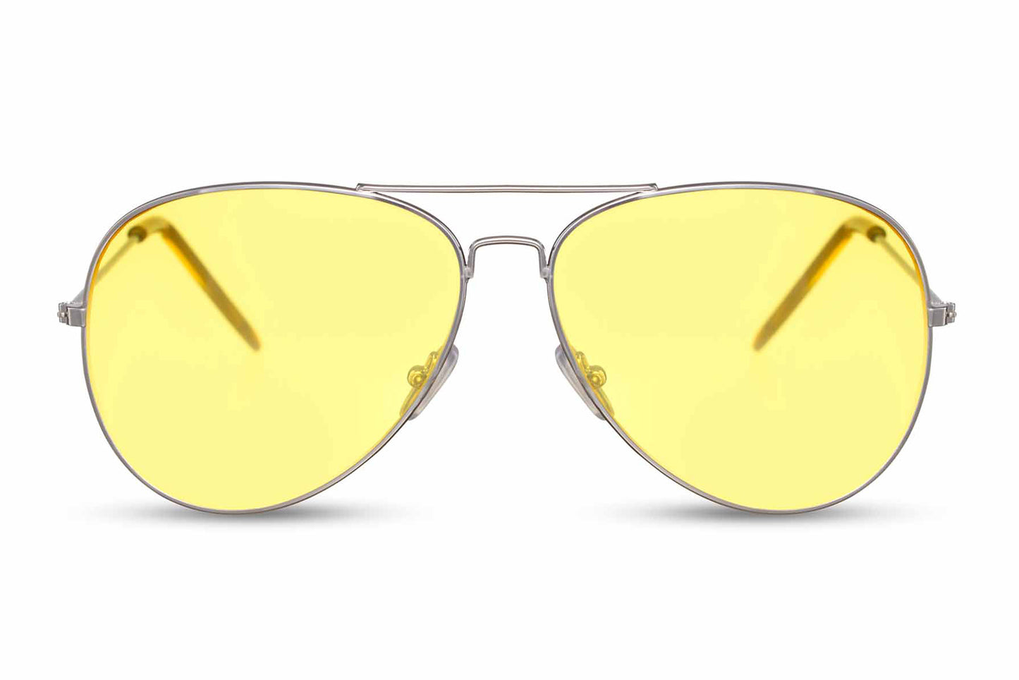 Enhance your style and protect your eyes with these Aviator sunglasses with a metal frame, designed to deliver both timeless fashion and superior sun protection. Available in a variety of vibrant lens colors and crafted with 100% recycled lenses, these sunglasses offer eco-conscious luxury without compromising on style.