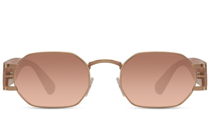 angular frame pink sunglasses for women