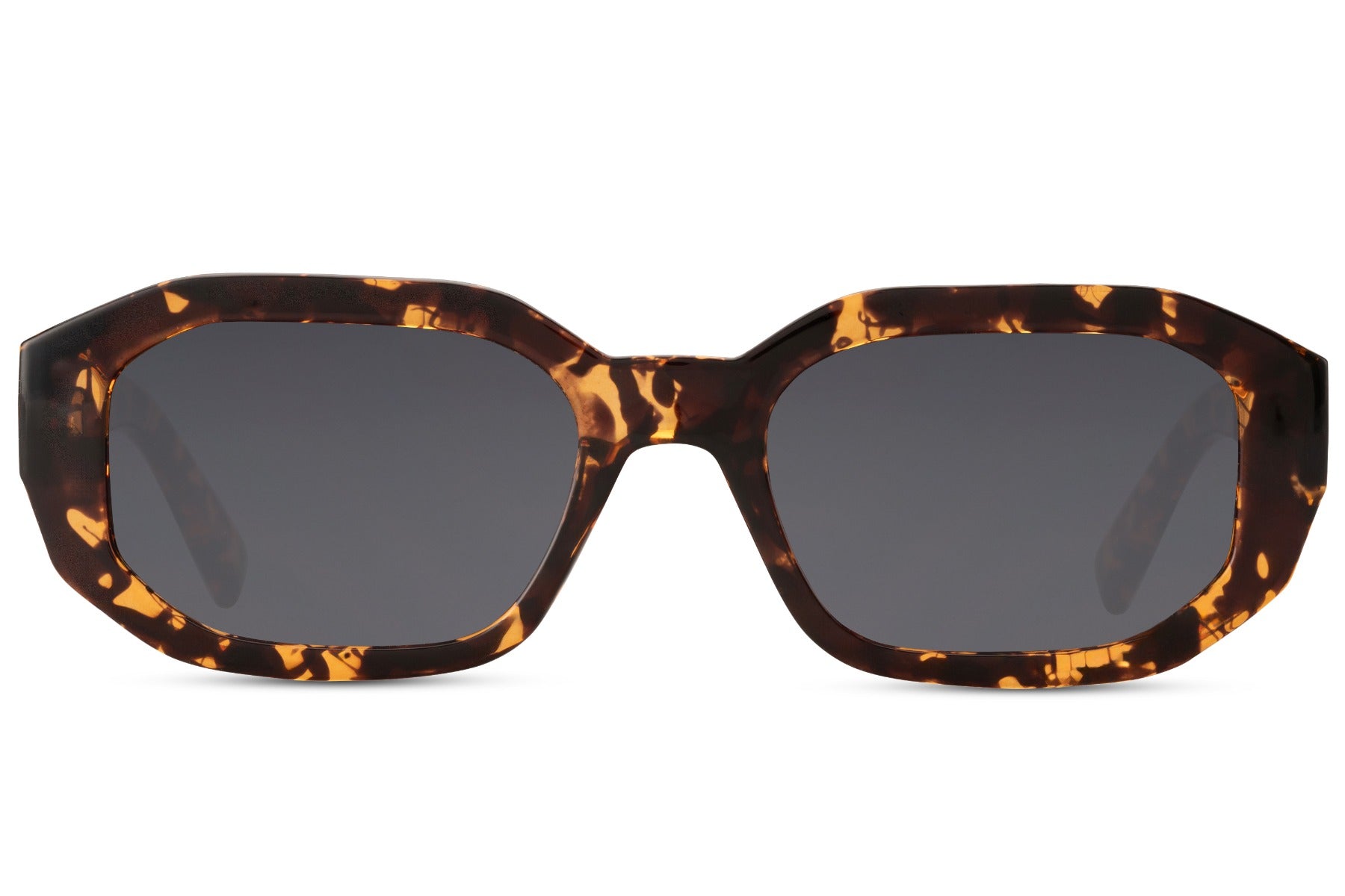 animal print sunglasses with black tinted lens perfect for city driving