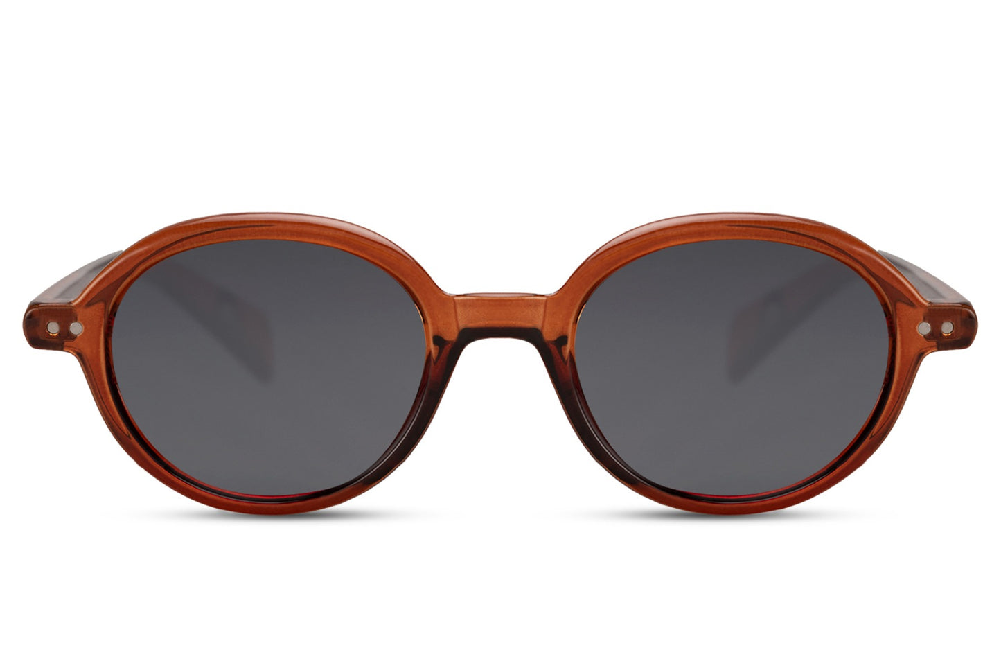 Berlin sleek round sunglasses brown animal print polycarbonate frame warm amber lens lightweight UV400 protection men women sustainable retro boho comfortable all-day summer city free UK Europe delivery Sunglass Station