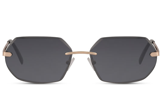 black geometric shades for men & women 