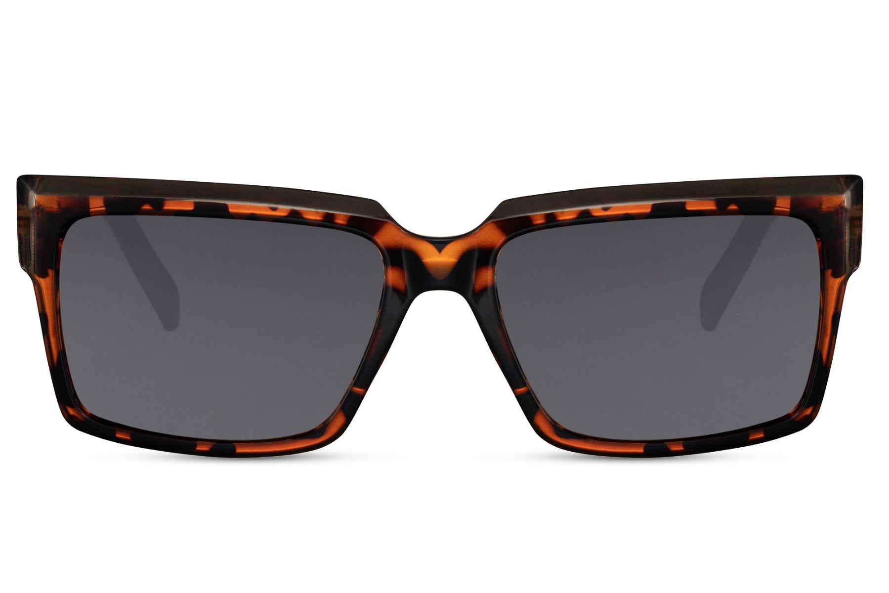 shop sunglass station leopard print rectangle sunglasses 