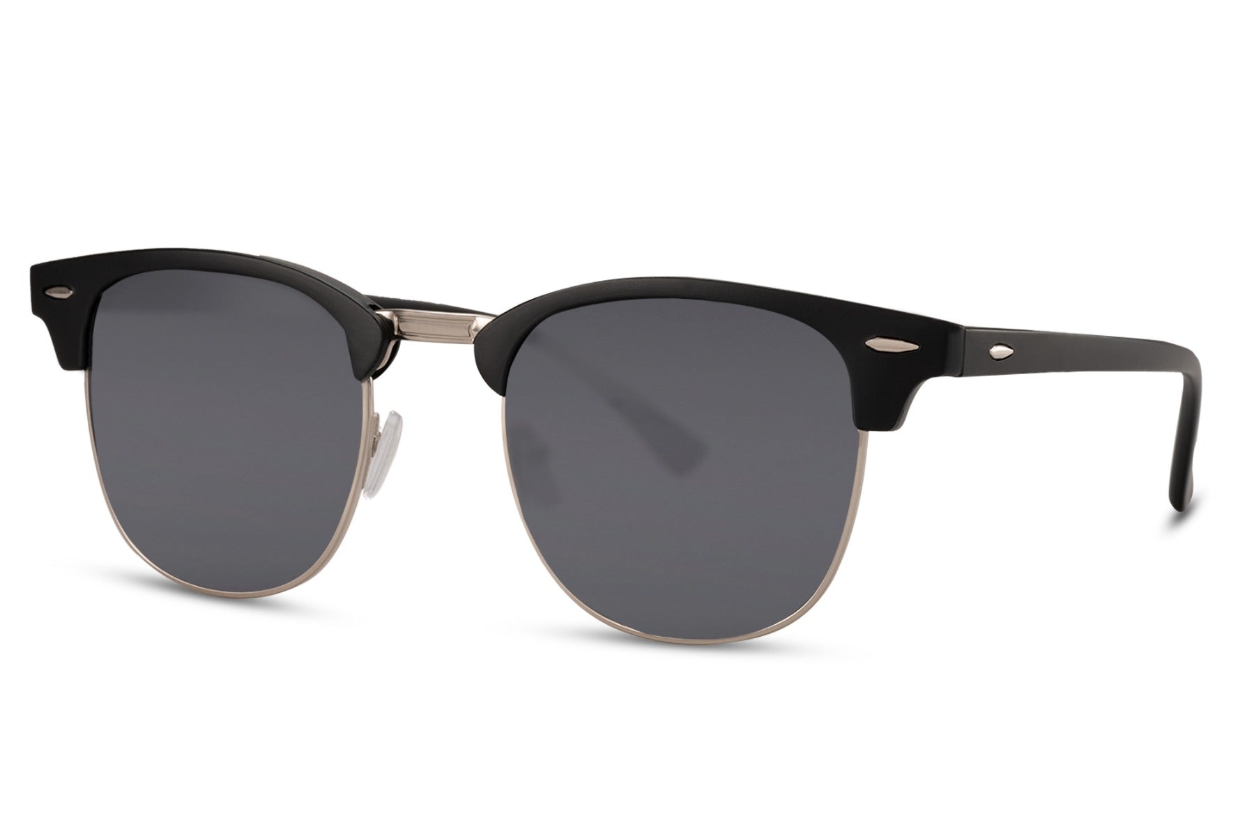 black sunglasses for casual styling