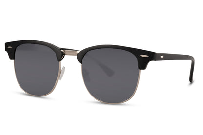 black sunglasses for casual styling