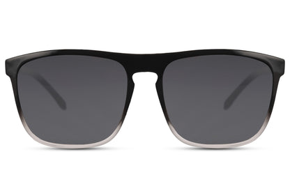 black & white frame wayfarer shades for casual styling 