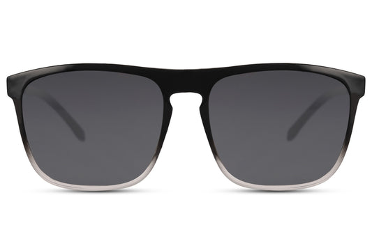 black & white frame wayfarer shades for casual styling 