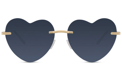 blue heart sunglasses