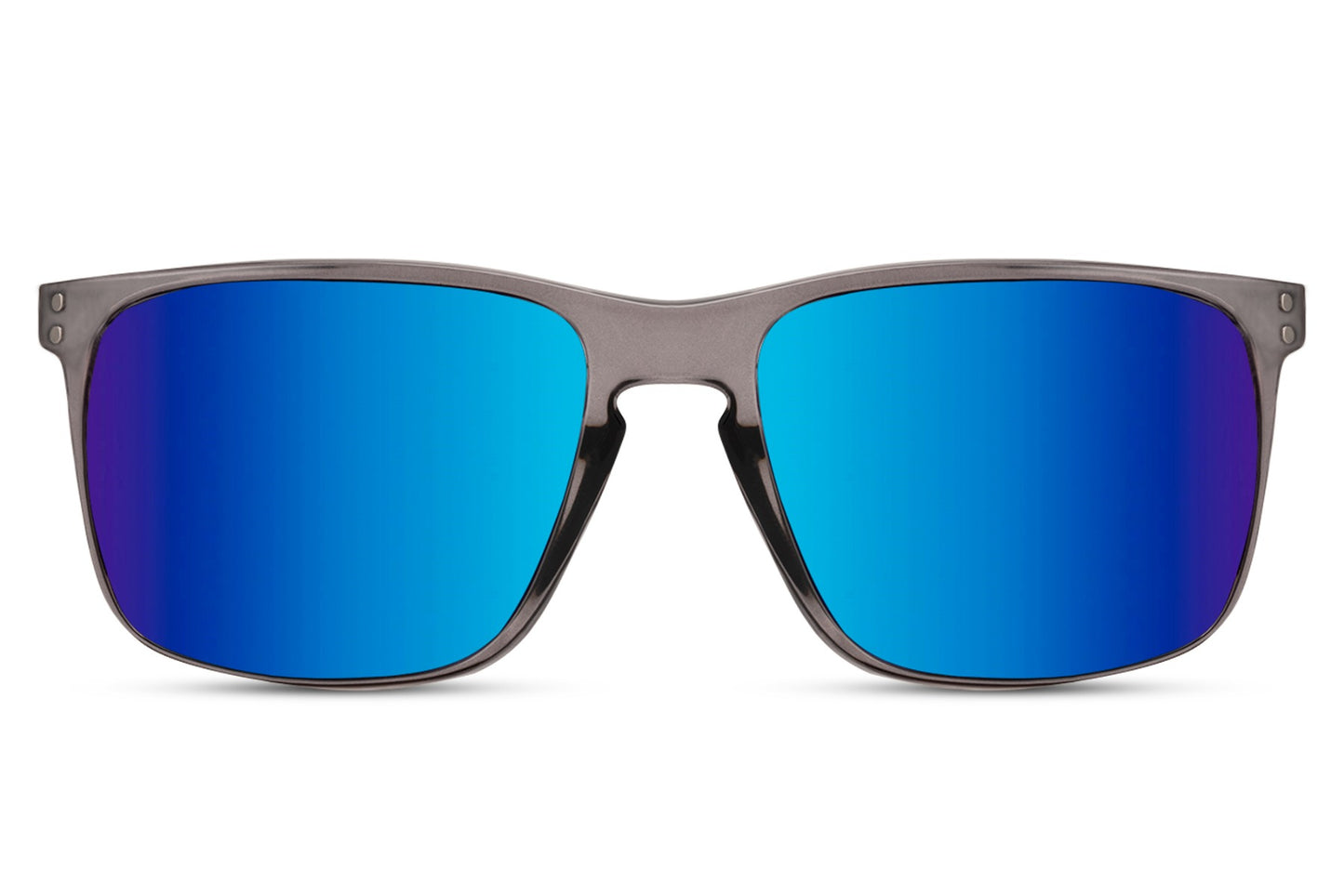 blue mirrored lens wayfarer sunglasses for men 