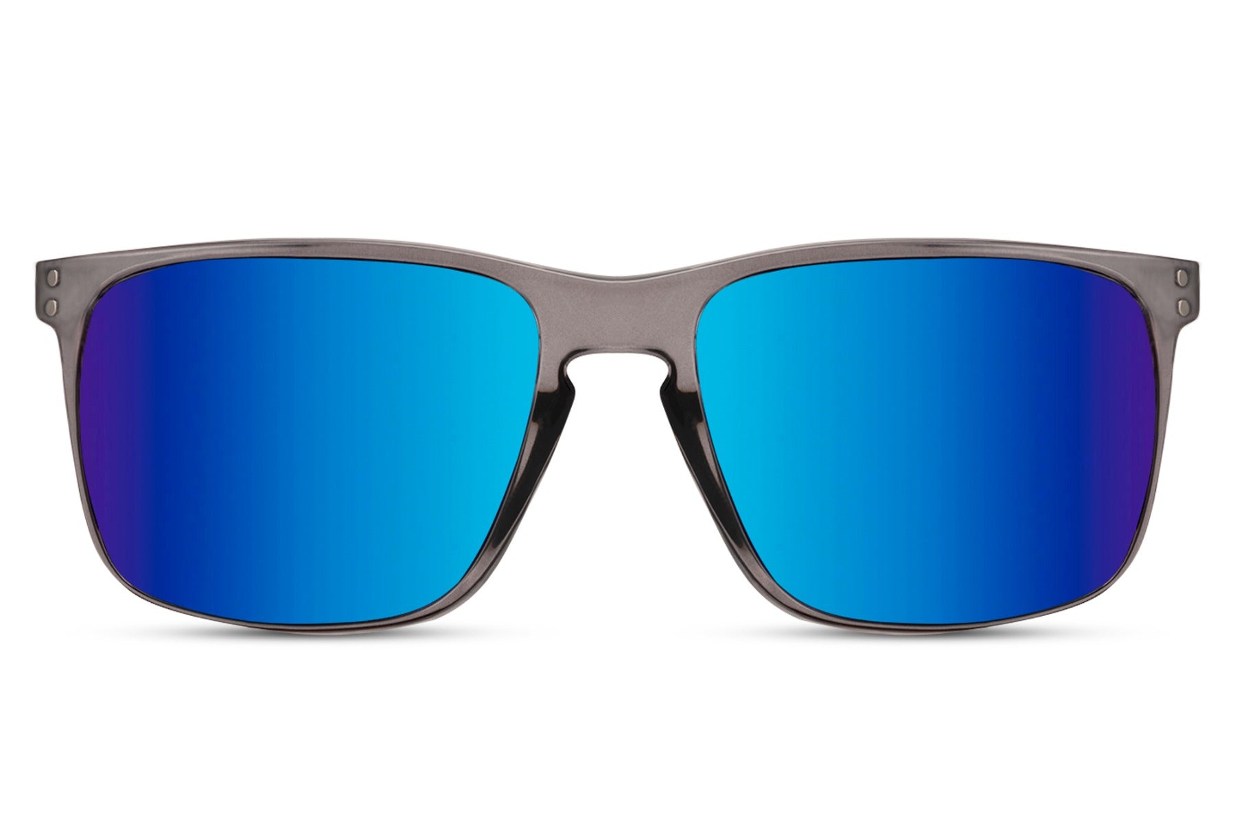 blue mirrored lens wayfarer sunglasses for men 