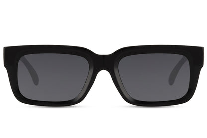 free shipping across uk and europe. shop sunglass station classic bold black rectangle sunglasses.