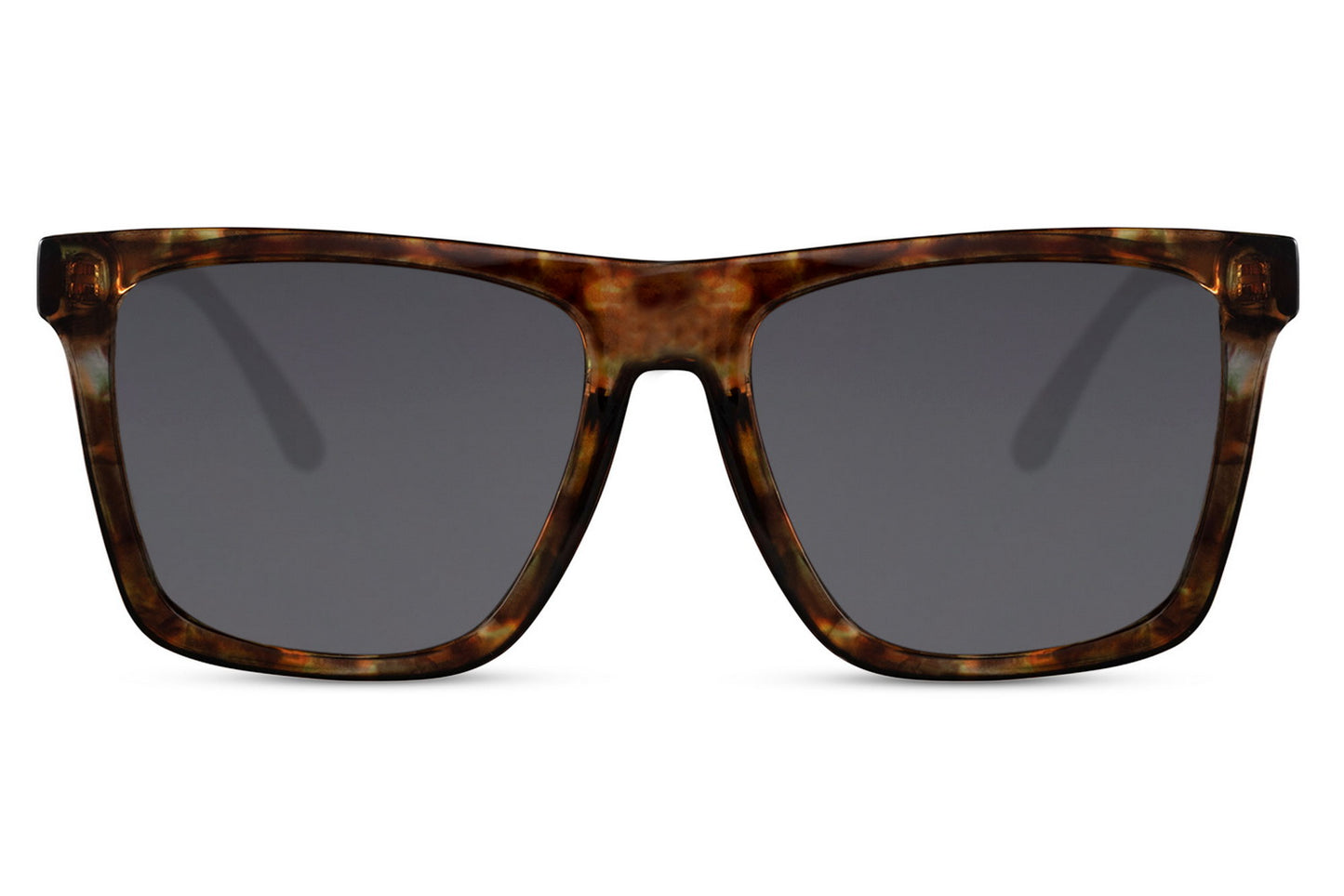 bold brown sunglasses for men, lightweight, durable and 100% recycled