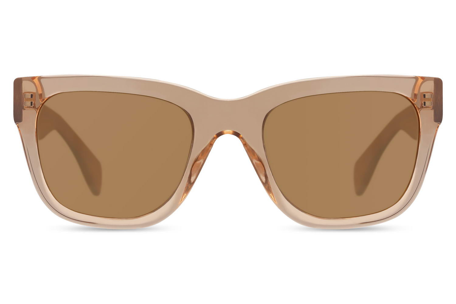 unisex pair of brown sunglasses with polarised lens under 29.99 pounds