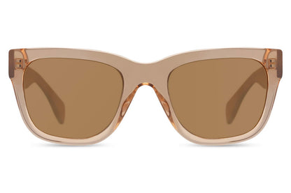 unisex pair of brown sunglasses with polarised lens under 29.99 pounds
