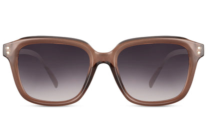 sunglass station brown sunglasses with 100% uv protection, lightweight easy to carry and perfect for long road trips