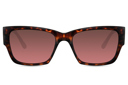 brown tortoiseshell rectangle sunglasses are perfect y2k modern fits with uv protection and polarized lenses.