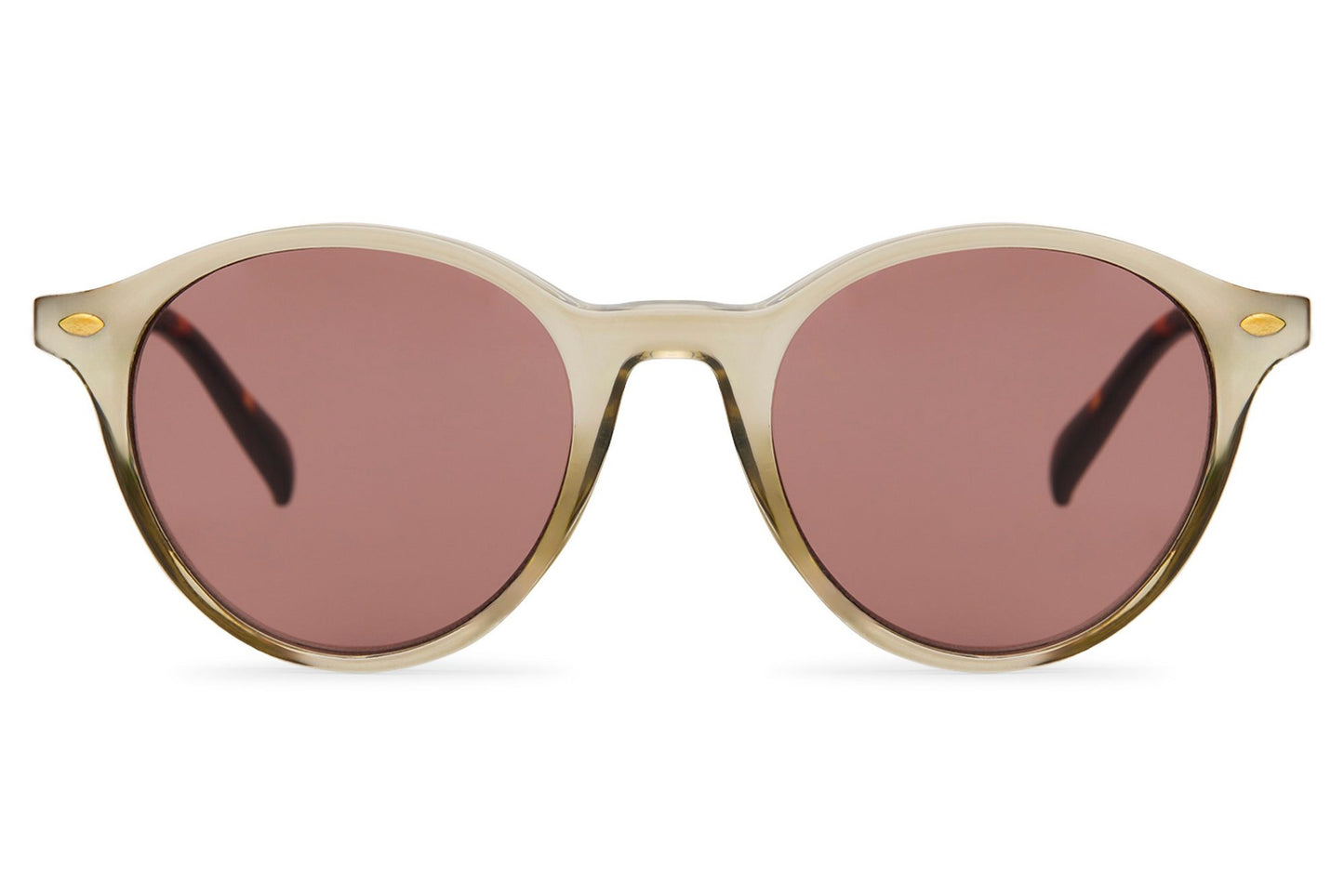 Classic round sunglasses pink rose tinted lens women UV400 protection recycled eco-friendly frame summer beach festival free UK Europe delivery Sunglass Station