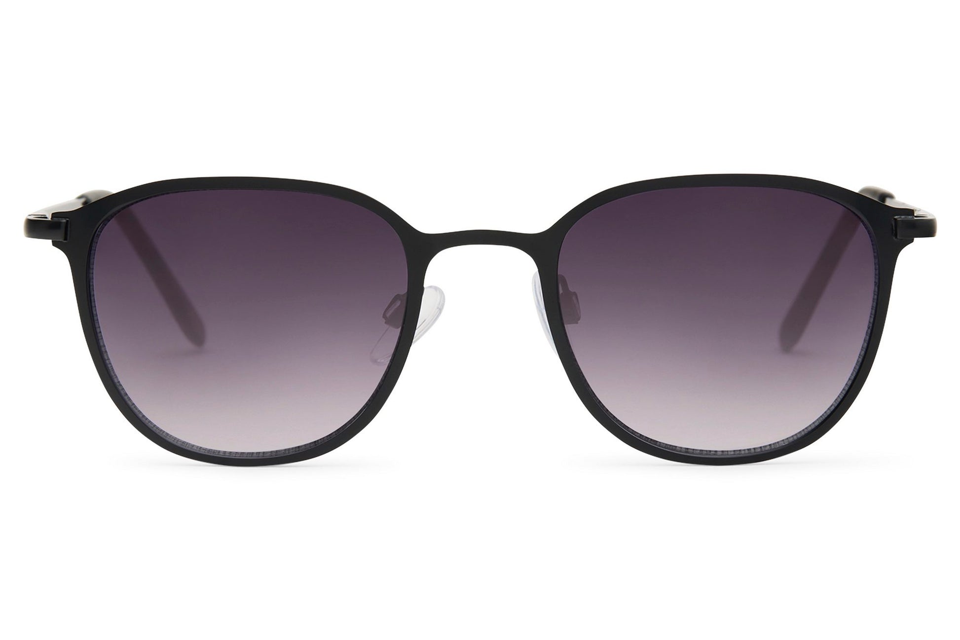 Classic tinted round sunglasses black copper frame dark navy smoke polycarbonate lens UV protection men women bold sophisticated everyday city summer beach wear free UK Europe shipping Sunglass Station