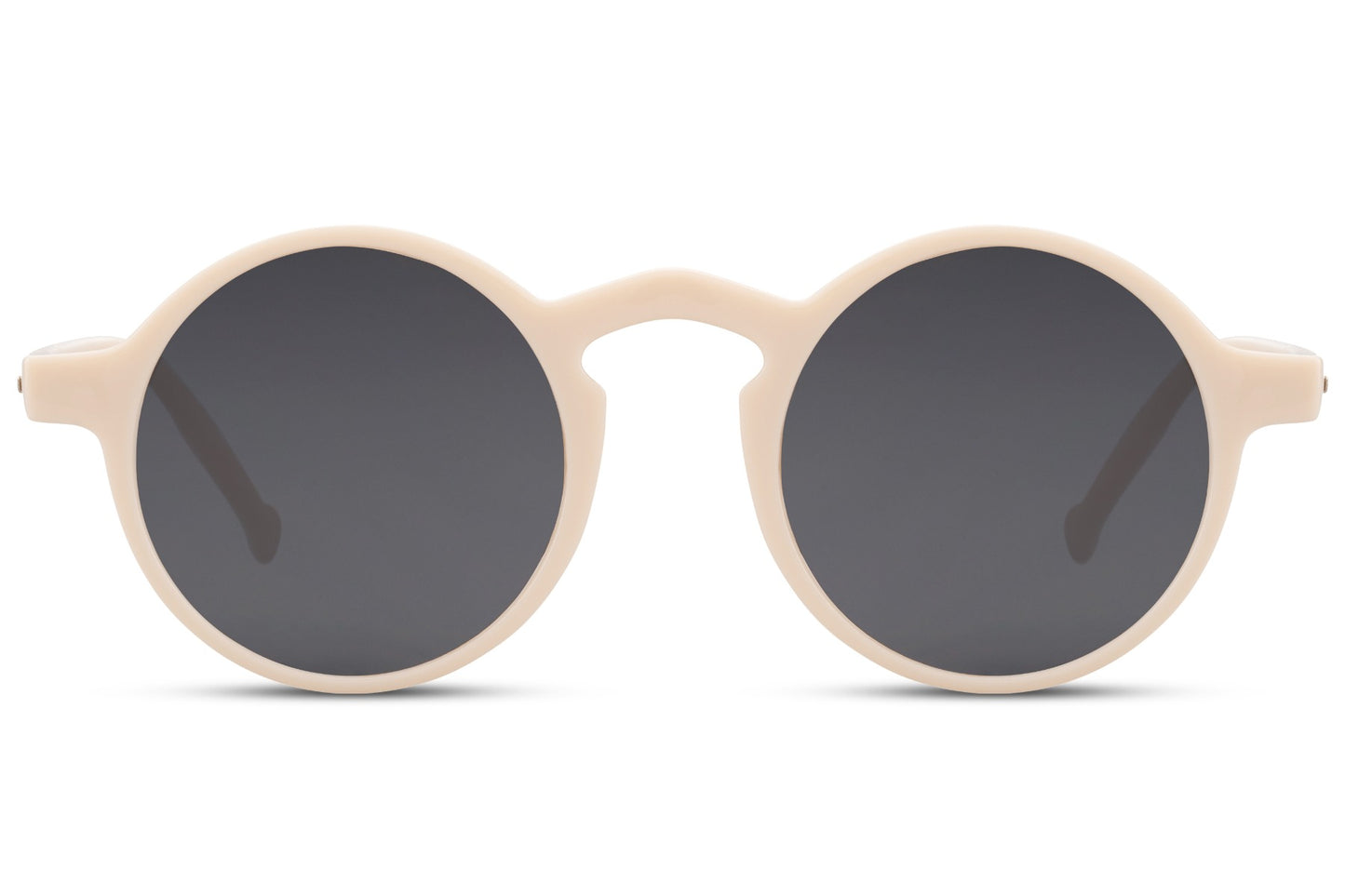 Cream tortoiseshell round sunglasses women grey blue polycarbonate lens UV400 100% UV protection chic retro vintage charm party festival summer city beach brunch free UK Europe shipping Sunglass Station