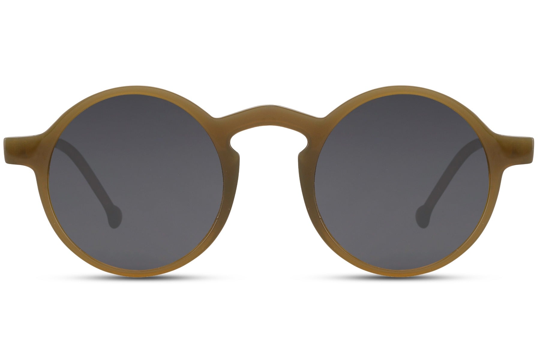 Dark brown tortoiseshell round sunglasses women smoke polycarbonate lens UV400 100% UV protection sophisticated chic retro vintage summer city everyday party wear free UK Europe delivery Sunglass Station