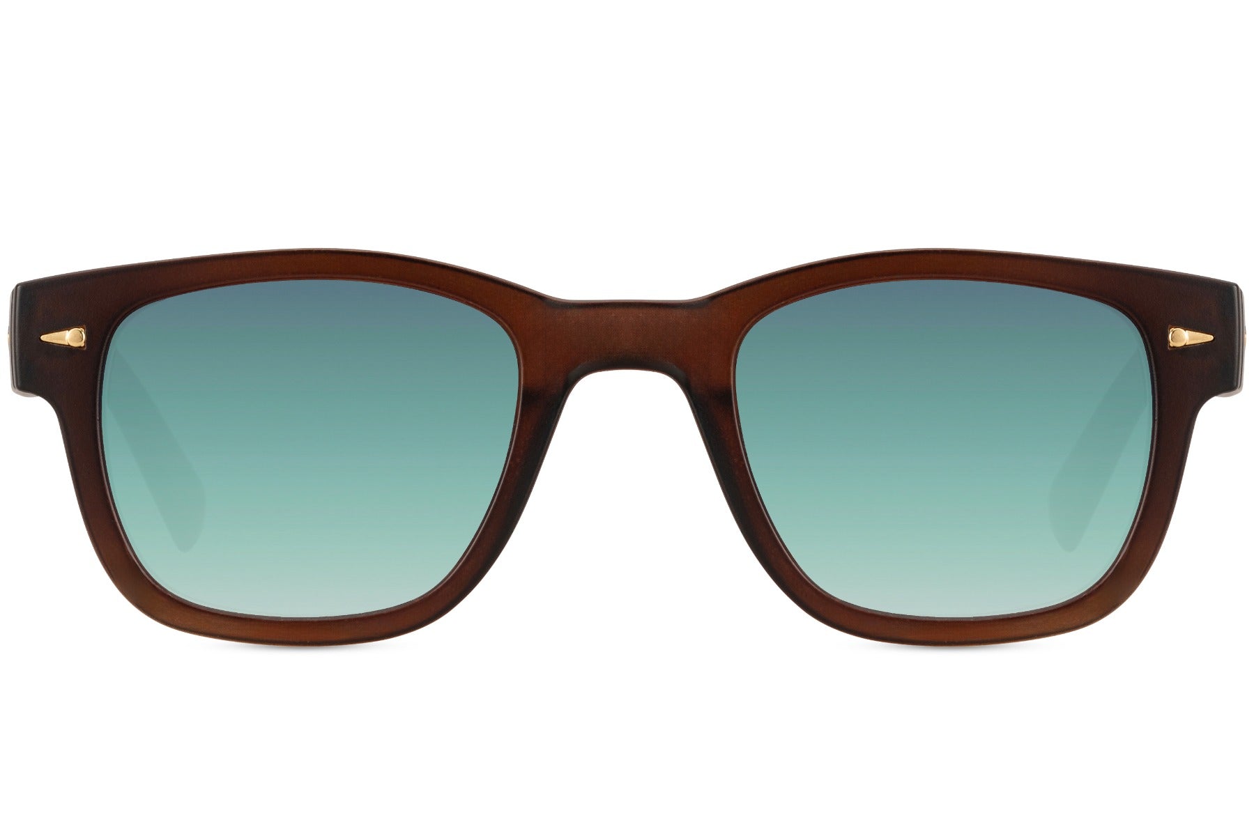 sunglass station has a pair of unisex wayfarer sunglasses with dark frames and tinted lens