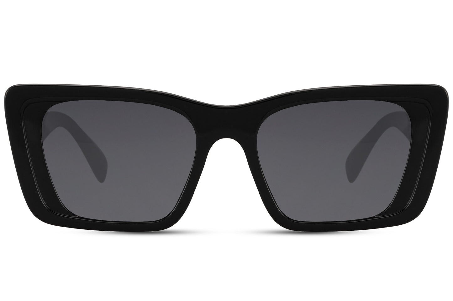 Charcoal grey eco bold beach party sunglasses with smoke lens — tonal sustainable dressing for men and women, the understated thick-frame that works as hard on a Swiss lake weekend as it does on an Algarve beach, UV400