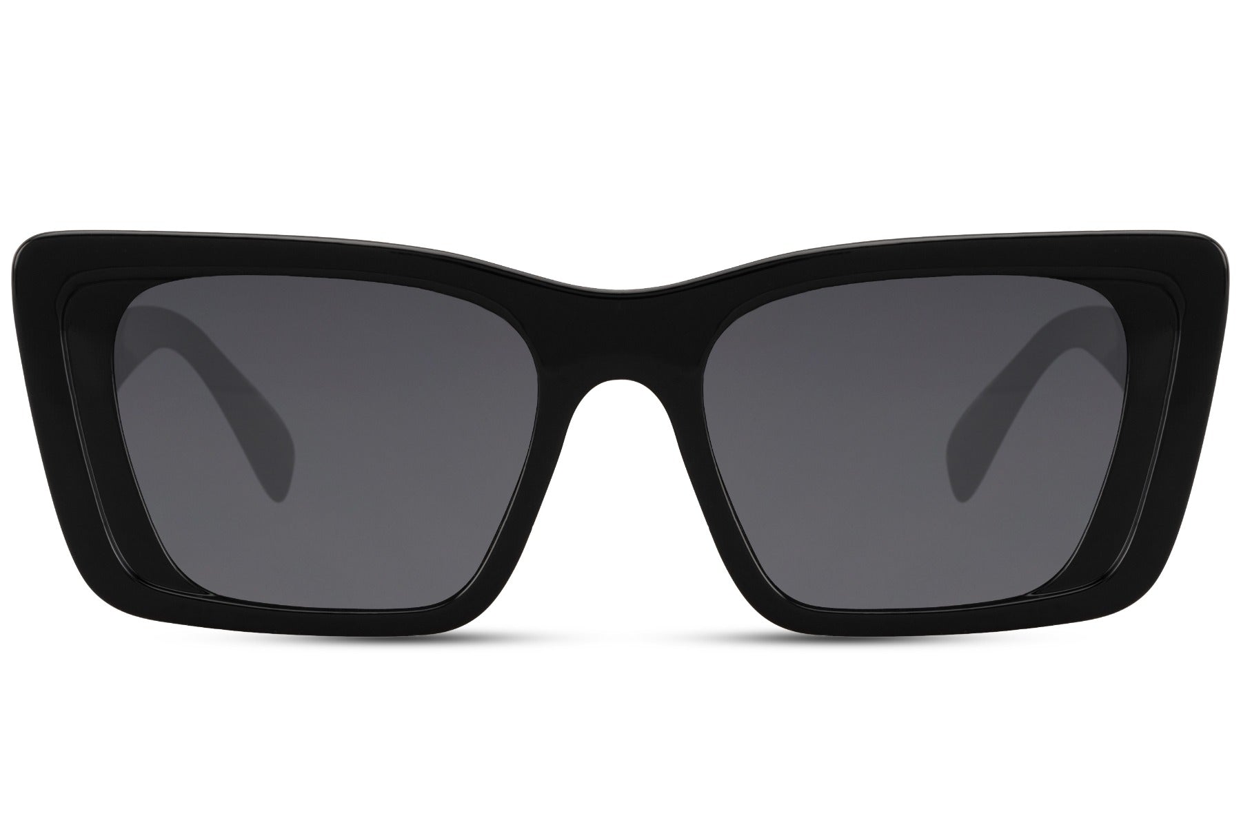 Charcoal grey eco bold beach party sunglasses with smoke lens — tonal sustainable dressing for men and women, the understated thick-frame that works as hard on a Swiss lake weekend as it does on an Algarve beach, UV400