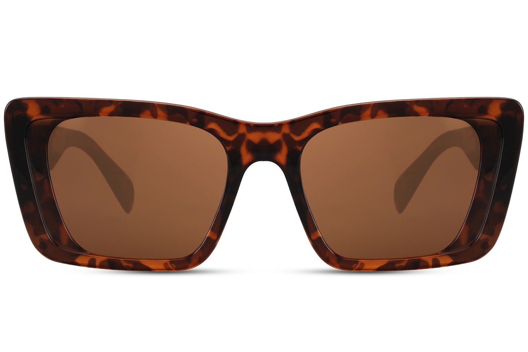 Tortoiseshell eco bold beach party sunglasses with warm brown lens — the Mediterranean gold standard in a sustainable thick-frame silhouette, amber-toned coastal eyewear for the Amalfi, Mykonos and every sun-drenched coastline between | Sunglass Station