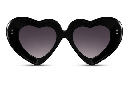 eco friendly sunglasses for women with black tinted lens