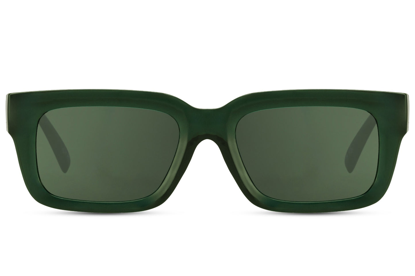 shop the y2k trends at sunglass station and get the classic collection of eco green rectangle sunglasses