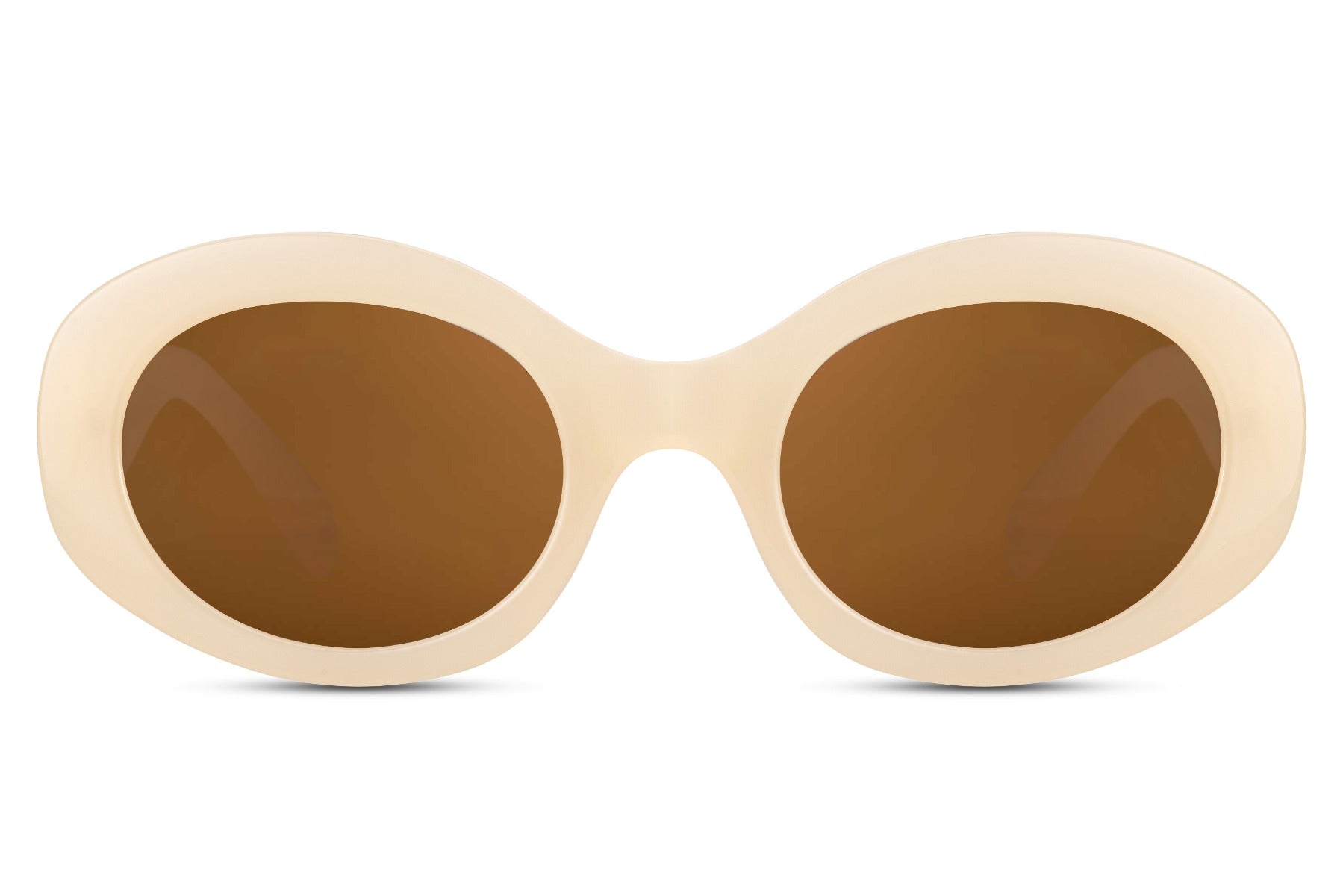 Eco oval sunglasses for women with aubergine dark purple recycled polyester frame and matching dark purple lens – bold statement retro shades for going out and festivals, free delivery across UK and Europe from Sunglass Station