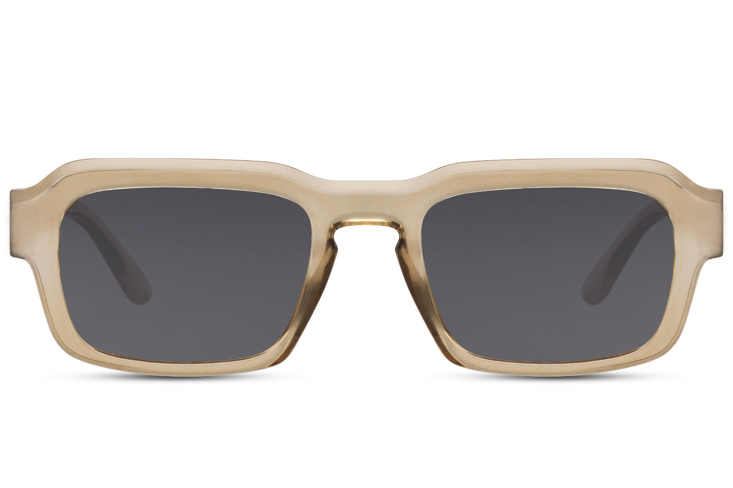 y2k style eco unisex sunglasses at sunglass station with different frame and lens colors.