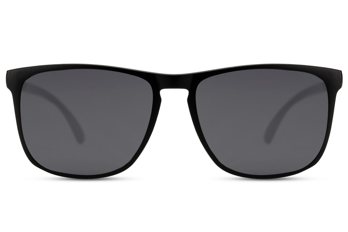 eco sleek black frame wayfarer sunglass designed for casual outings in london street