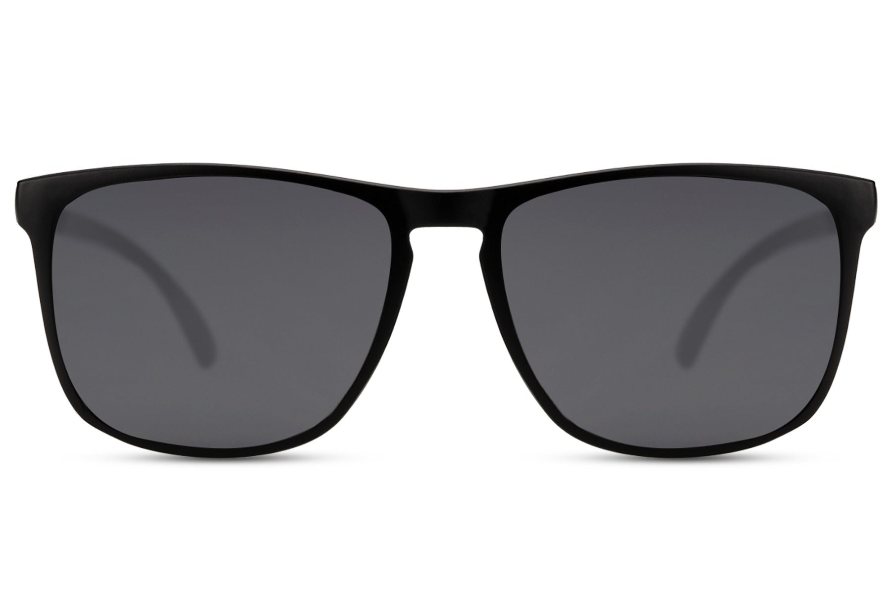 eco sleek black frame wayfarer sunglass designed for casual outings in london street