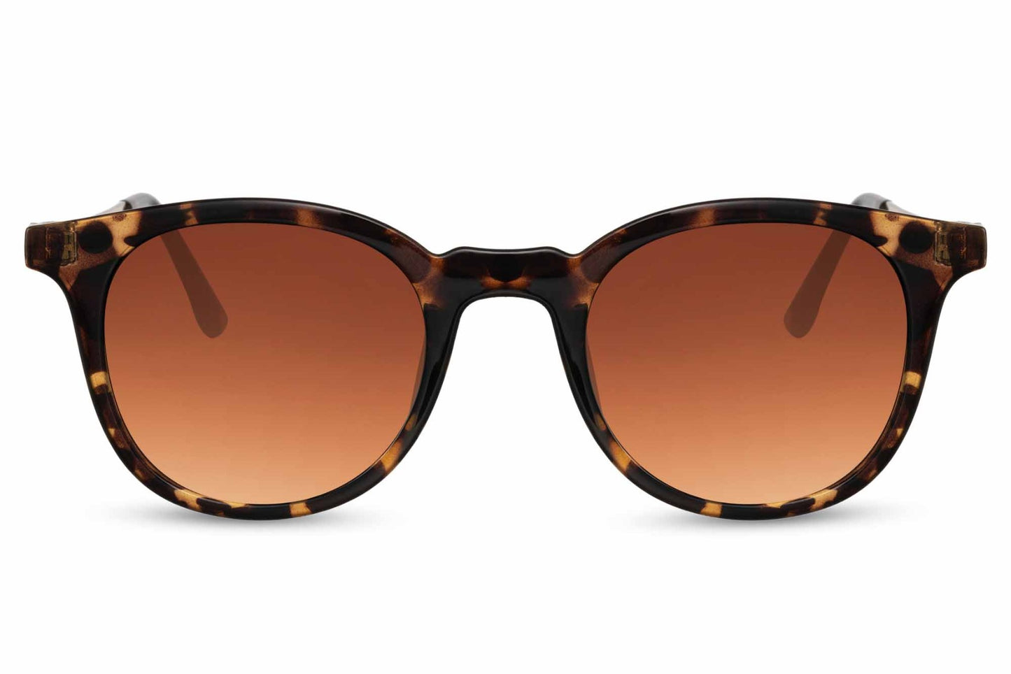 Essential round sunglasses orange rust metal polycarbonate frame amber tinted lens UV400 protection men women bold vibrant retro summer festival beach city eyewear free UK Europe shipping Sunglass Station