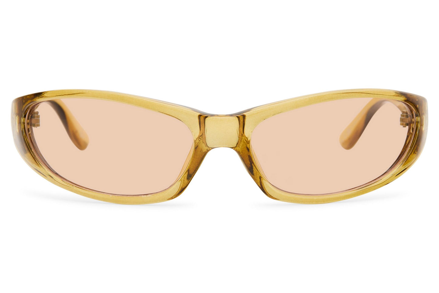 Gold yellow tinted Y2K visor party sunglasses — unisex festival and streetwear style | Sunglass Station UK & Europe free delivery