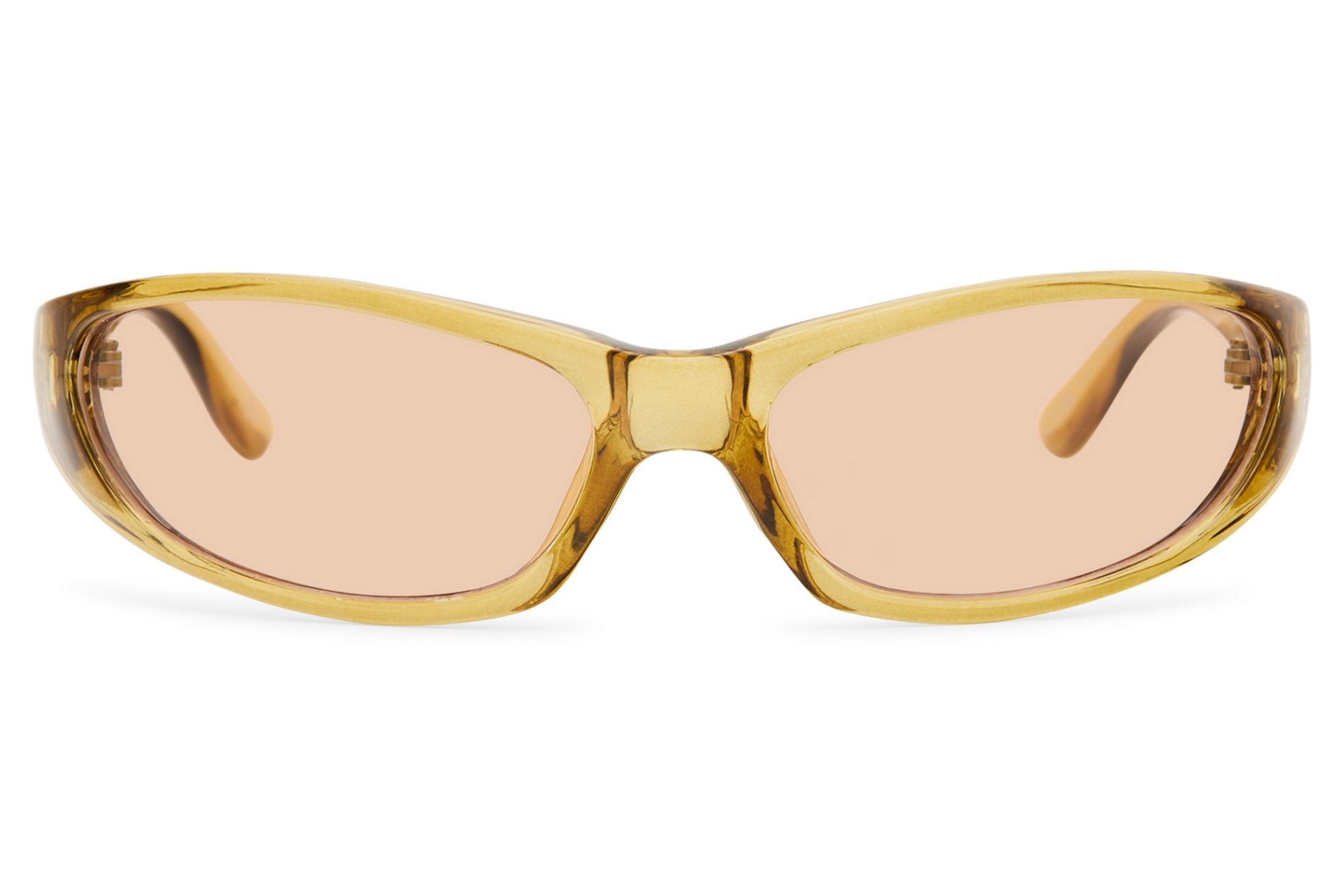 Gold yellow tinted Y2K visor party sunglasses — unisex festival and streetwear style | Sunglass Station UK & Europe free delivery
