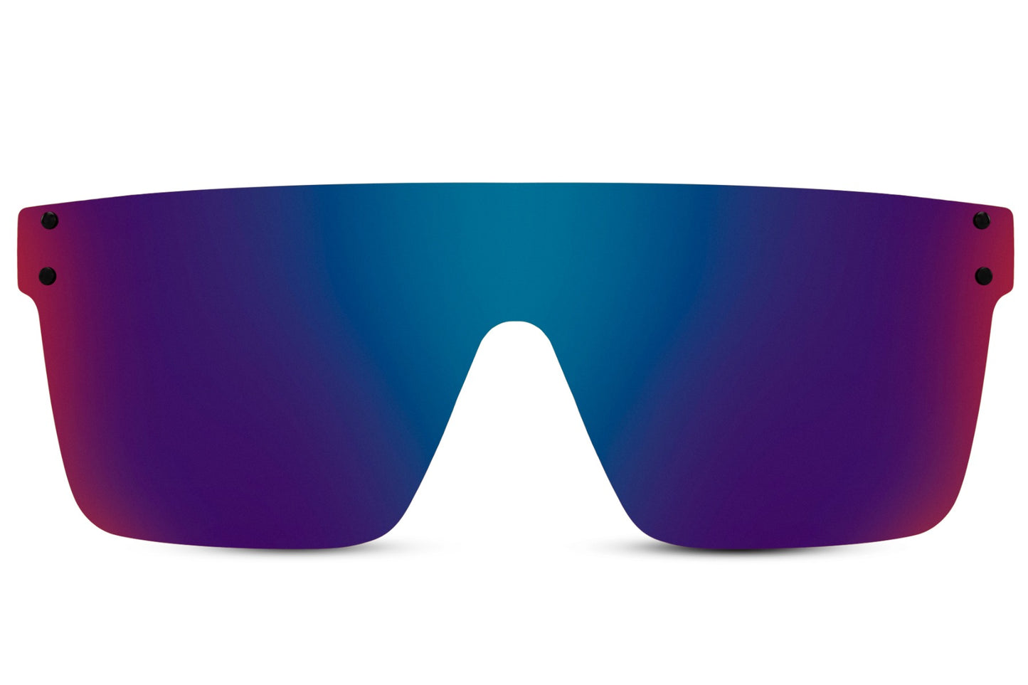 gradient mirrored sunglasses with uv400 protection