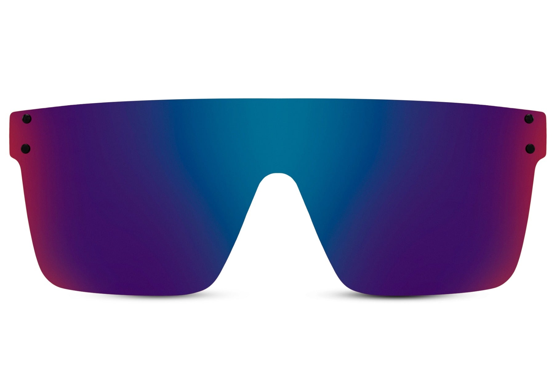 gradient mirrored sunglasses with uv400 protection