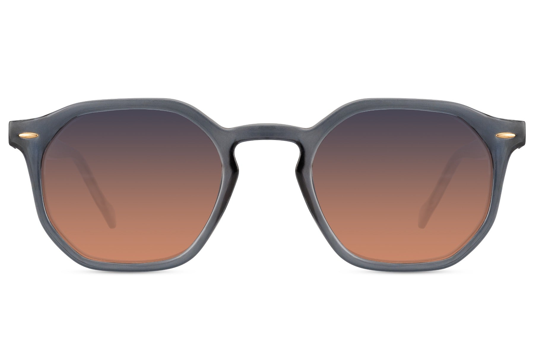 Greece geometric round sunglasses tortoiseshell brown recycled polyester frame warm brown mauve gradient lens UV400 protection men women elegant sustainable retro summer holiday city brunch free UK Europe delivery Sunglass Station