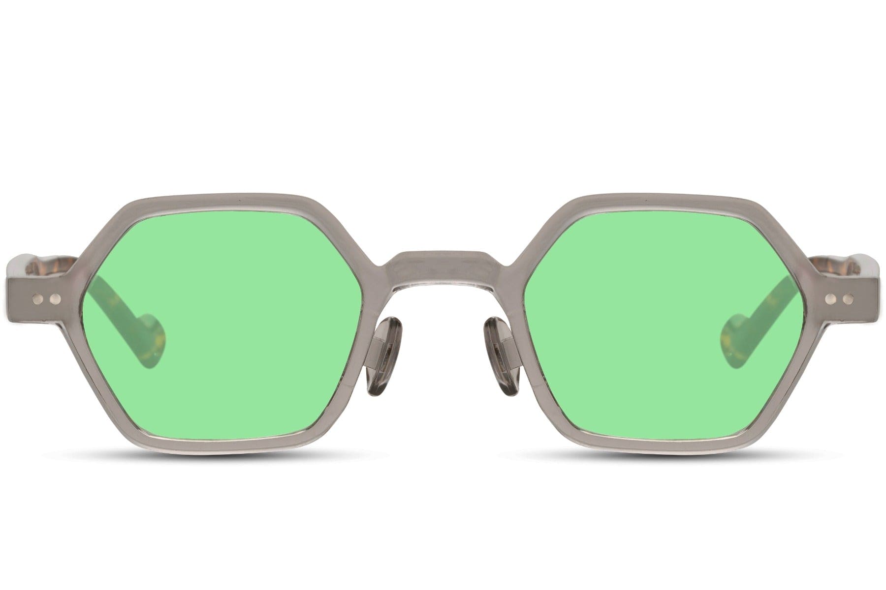 greece style sunglasses with green lens
