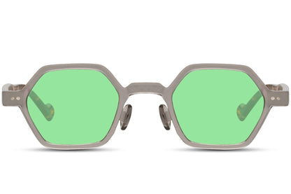 greece style sunglasses with green lens