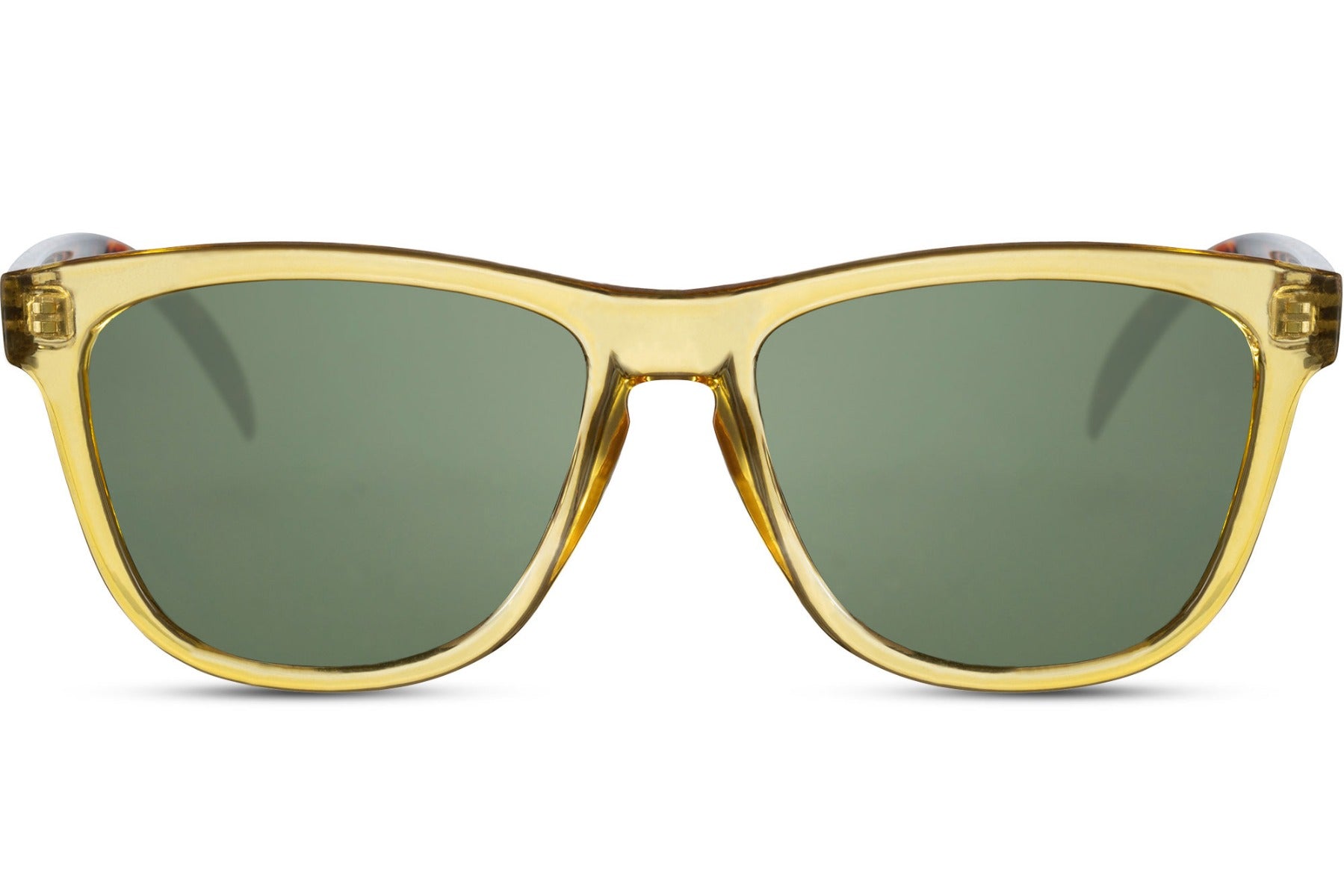 green tinted lens summer sunglasses uv400 protection, lightweight